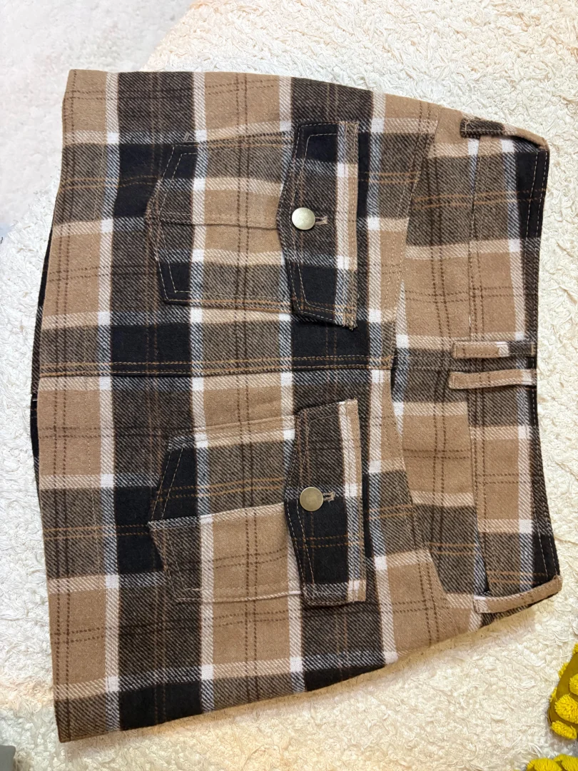 Karirana suknjica h&m