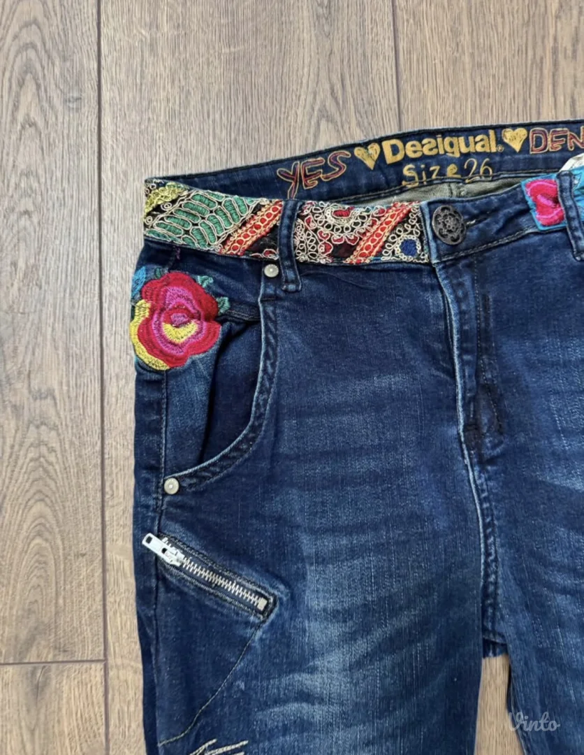 Desigual slim farmerke