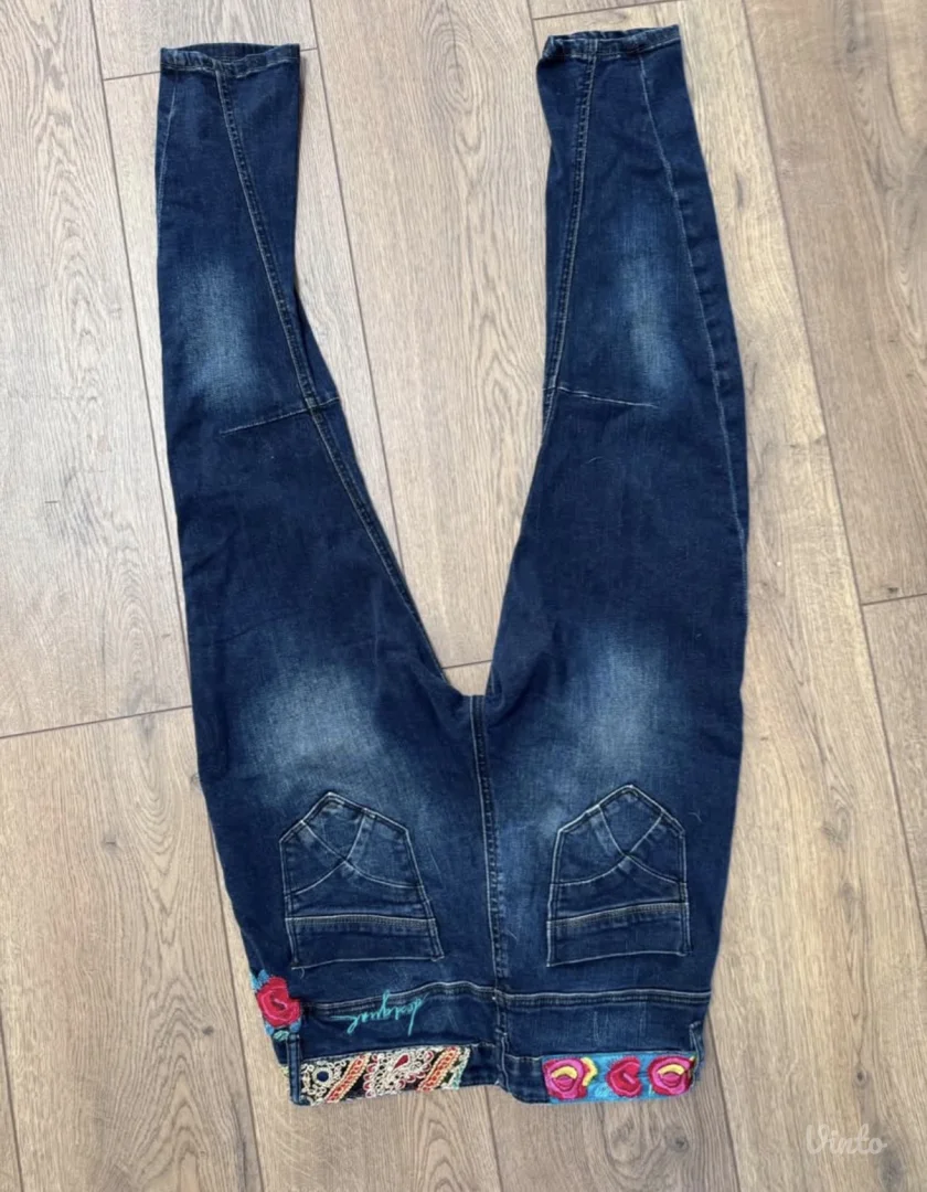 Desigual slim farmerke