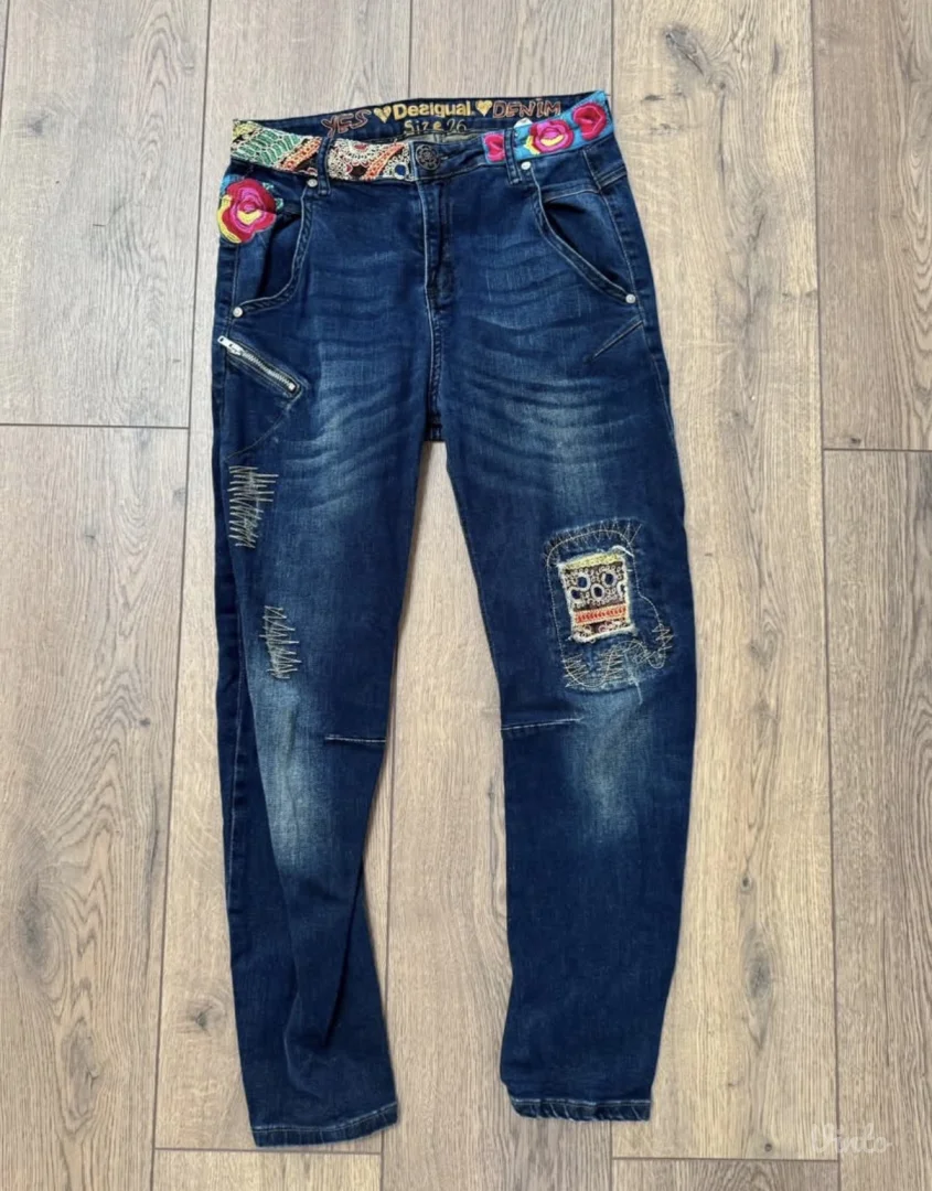 Desigual slim farmerke