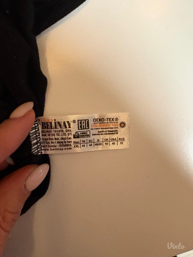 Belinay bluza sa cipkanim rukavima