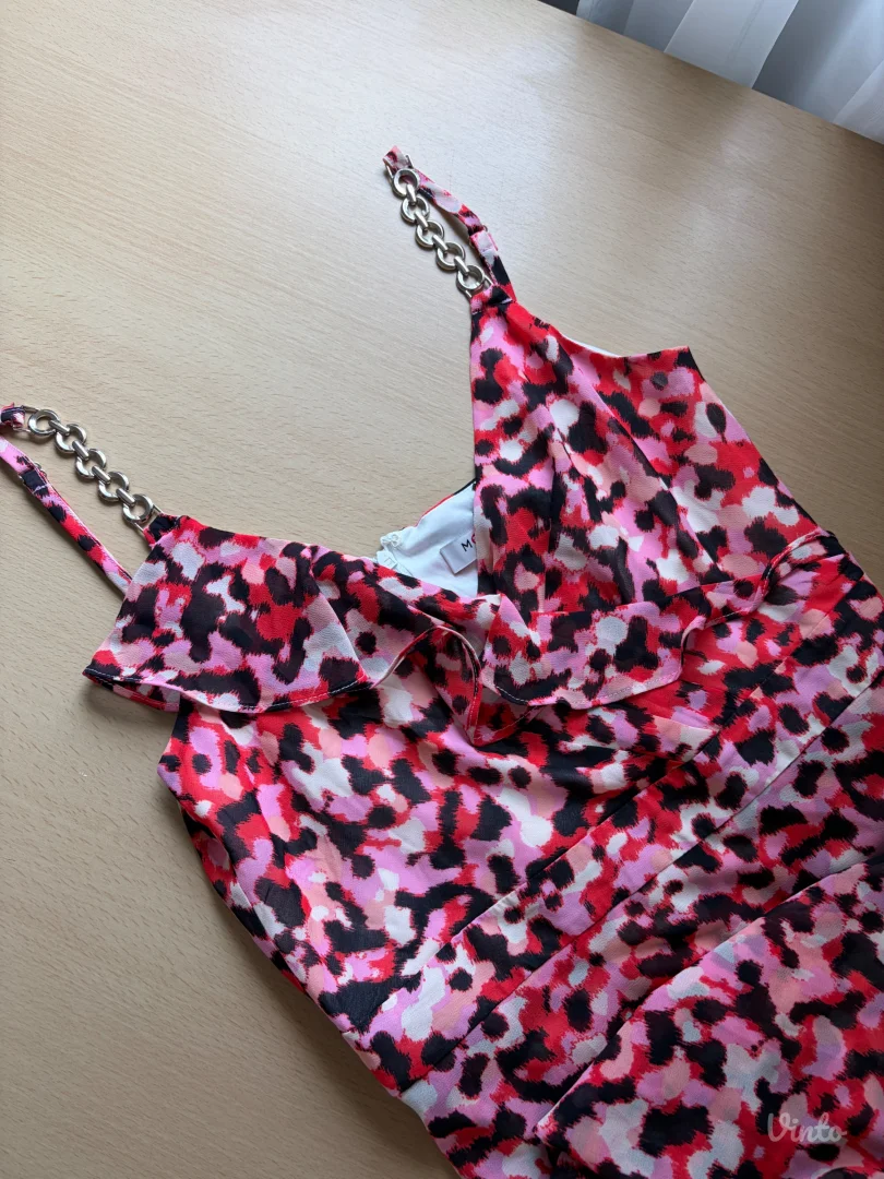 Animal print svecana haljina