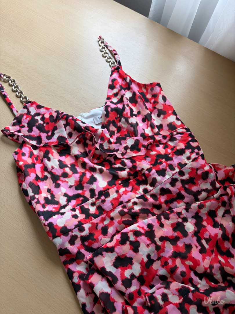 Animal print svecana haljina