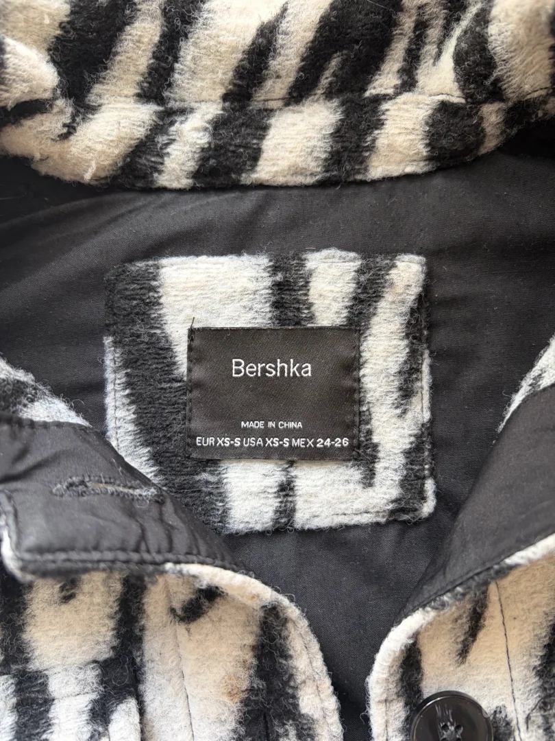 Crop animal print jaknica