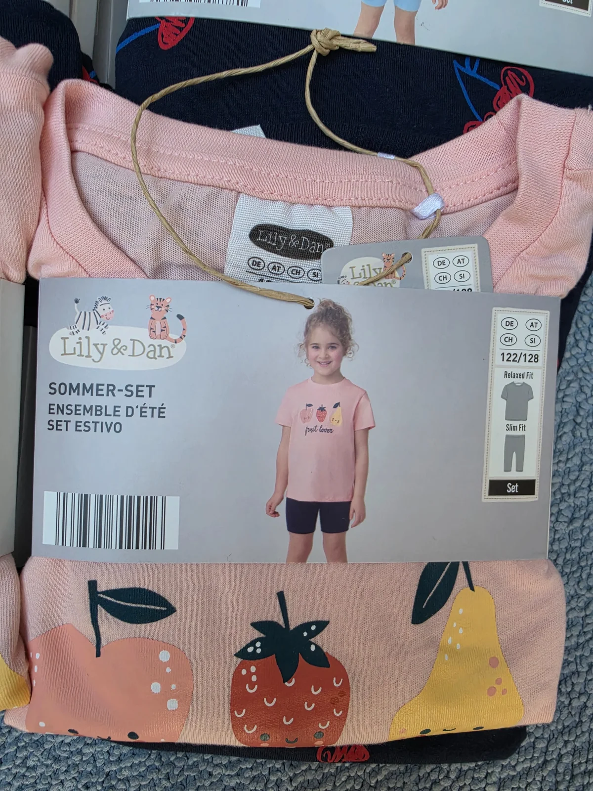 Nov dečiji letnji komplet Lily & Dan (sa etiketom) – Premium pamuk
