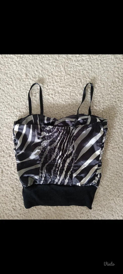 Crni zenski top korset