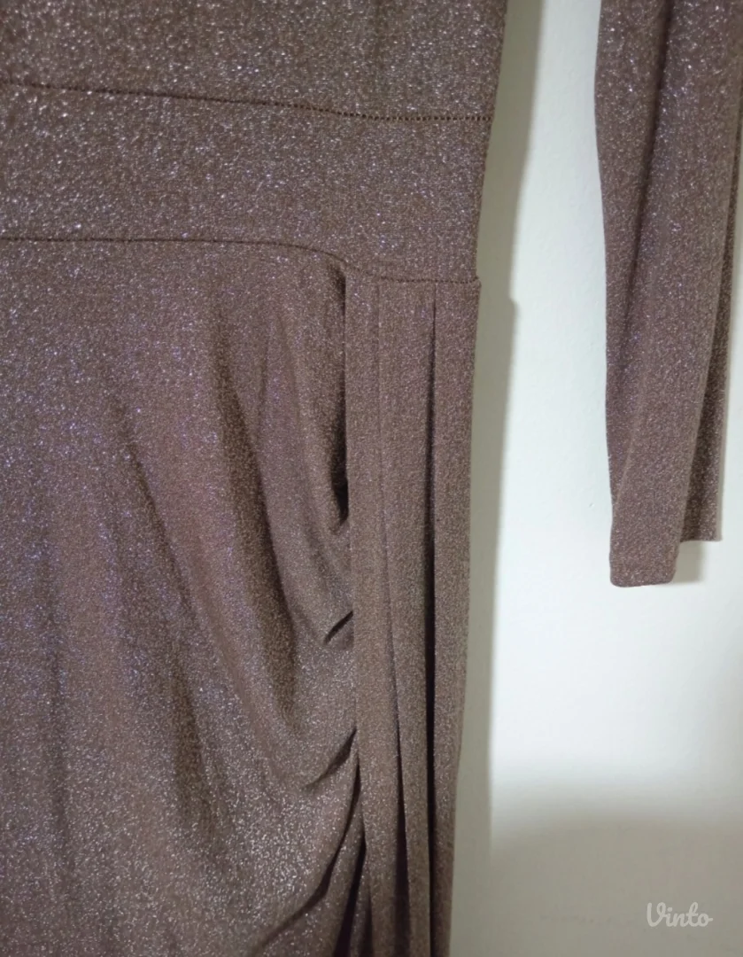 Zlatna duga svecana haljina