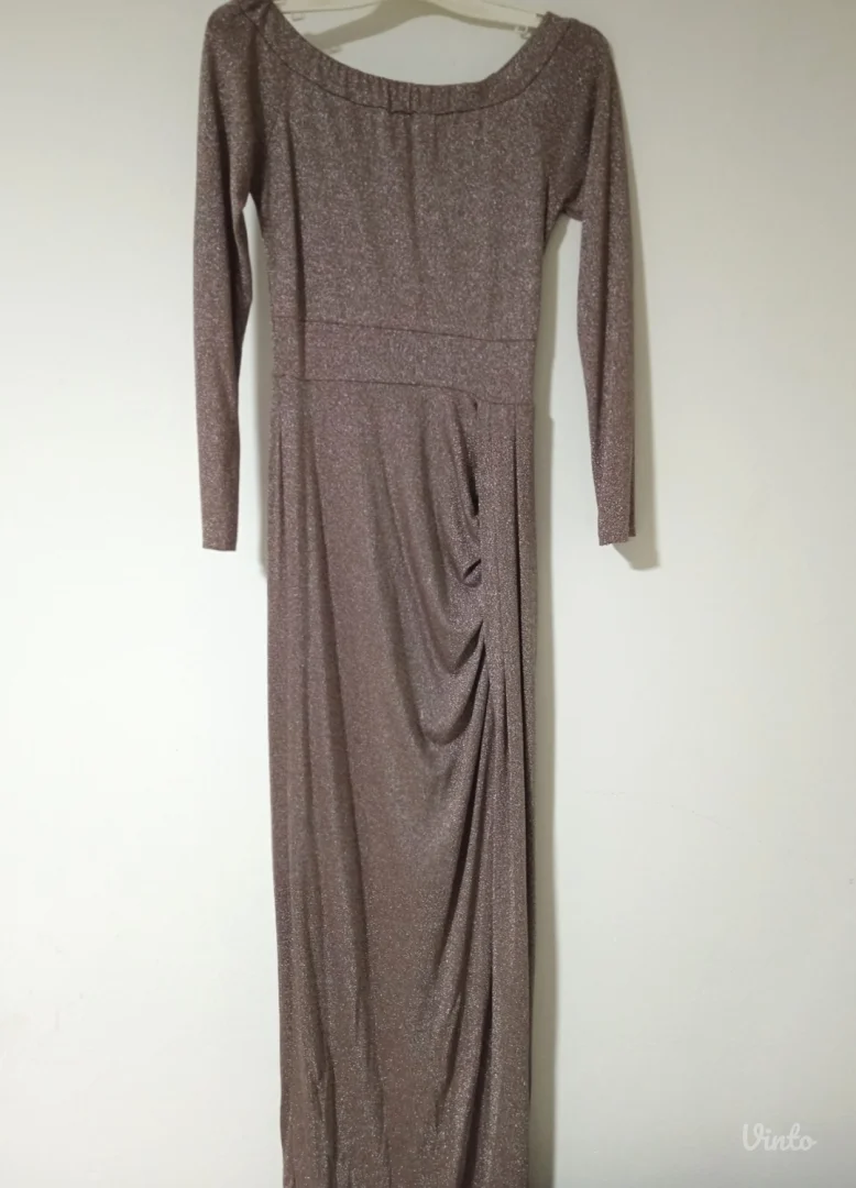 Zlatna duga svecana haljina