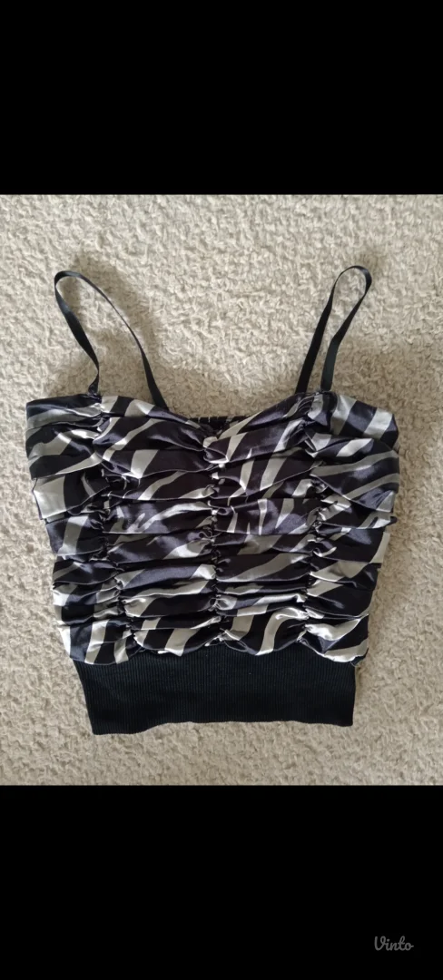 Crni zenski top korset