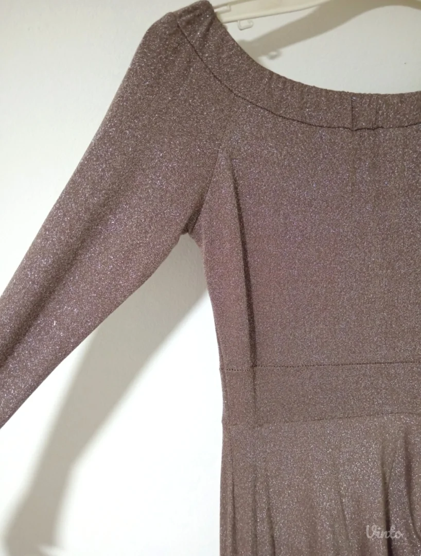 Zlatna duga svecana haljina