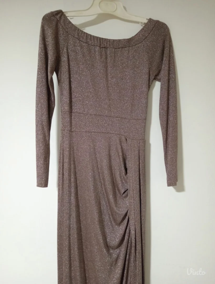 Zlatna duga svecana haljina