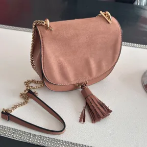 Prljavo roza elegantna torbica