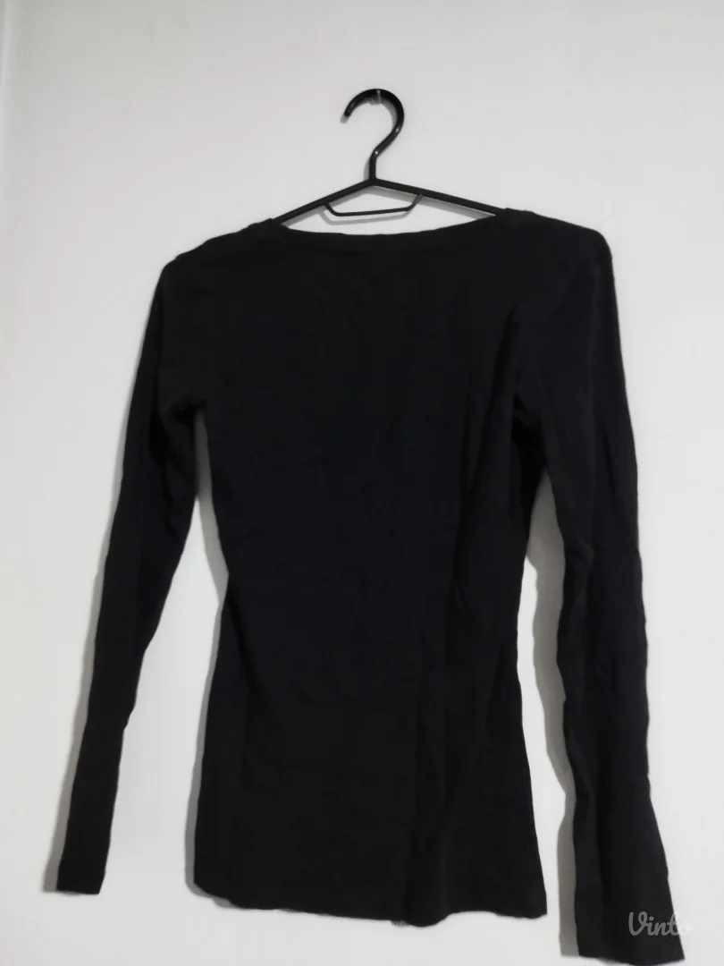 TALLY WEIJL Crna Basic Majica dugih rukava – Vel. S