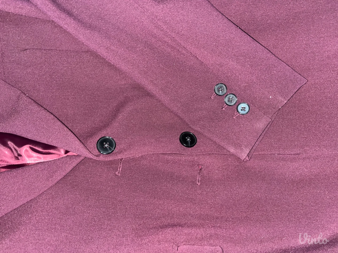 Pull&Bear oversize bordo sako- M velicina