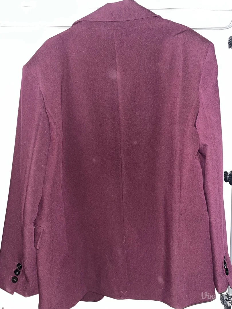 Pull&Bear oversize bordo sako- M velicina