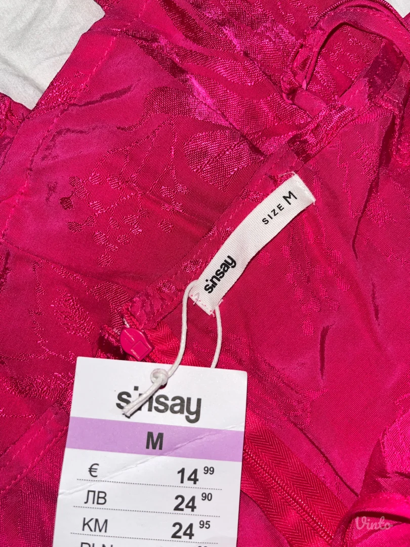 Sinsay roze haljina - M velicina