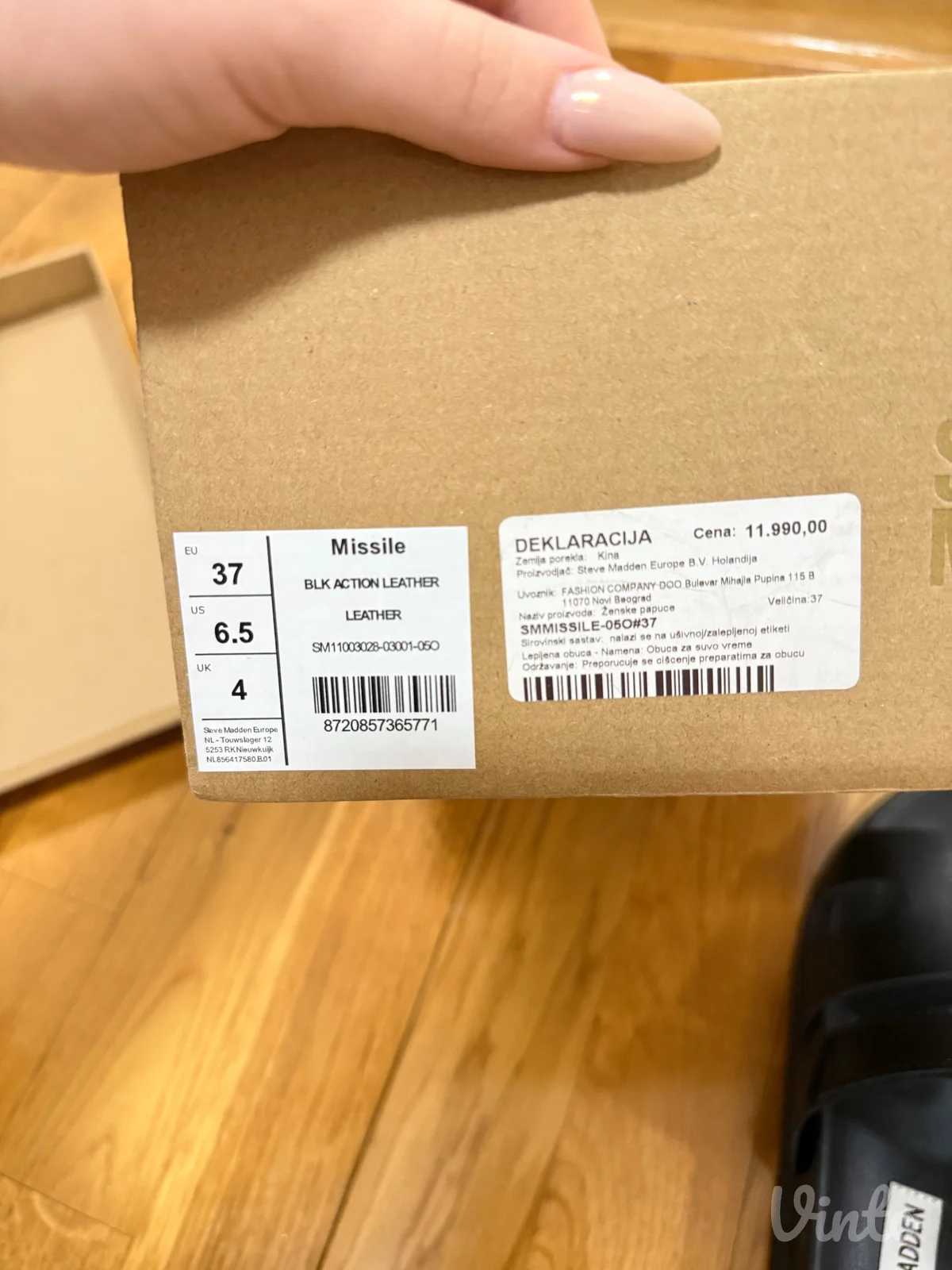 Steve Madden Missile kožne papuče