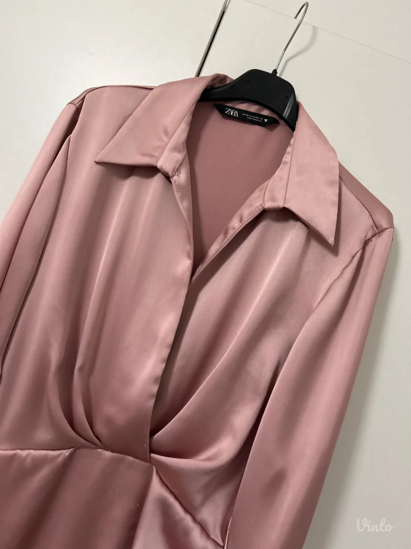 Zara satenska haljina