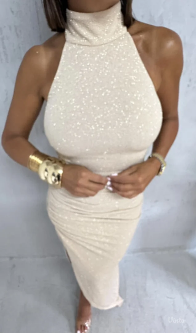 Blondy šljokičava haljina