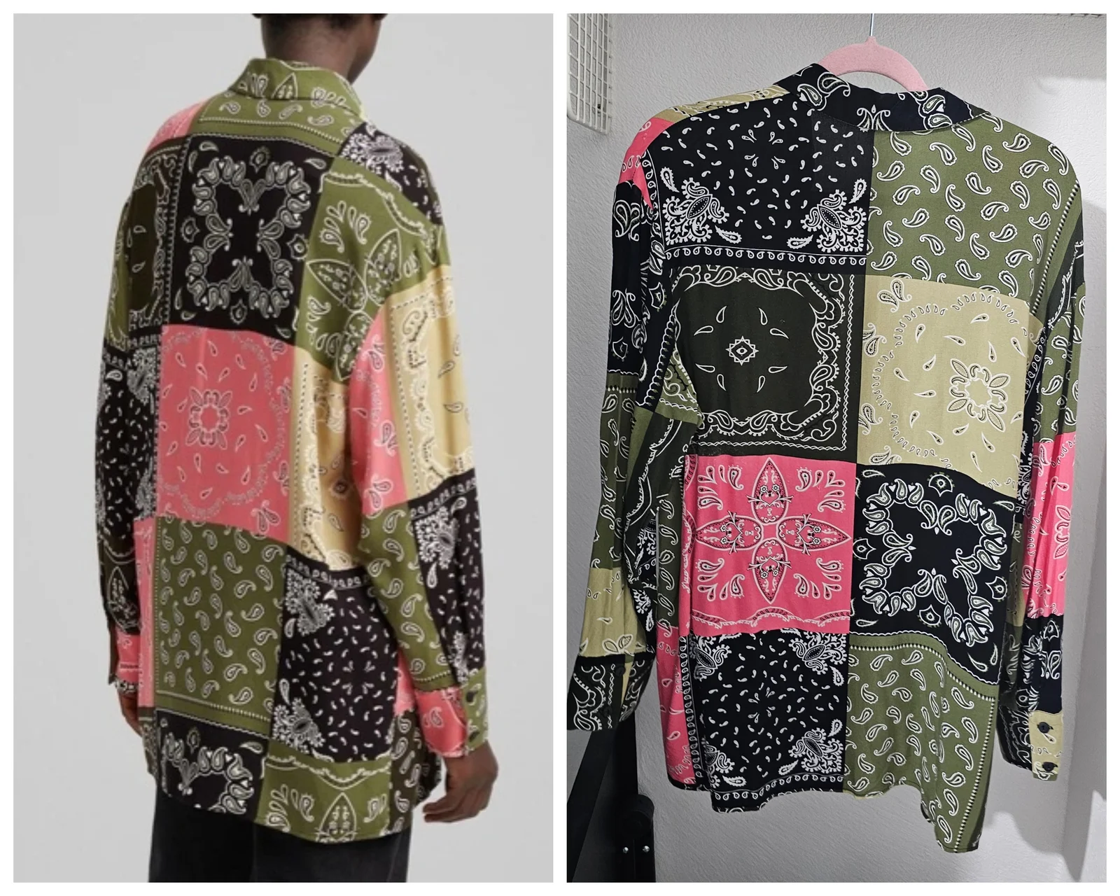 Bershka oversize viskozna košulja