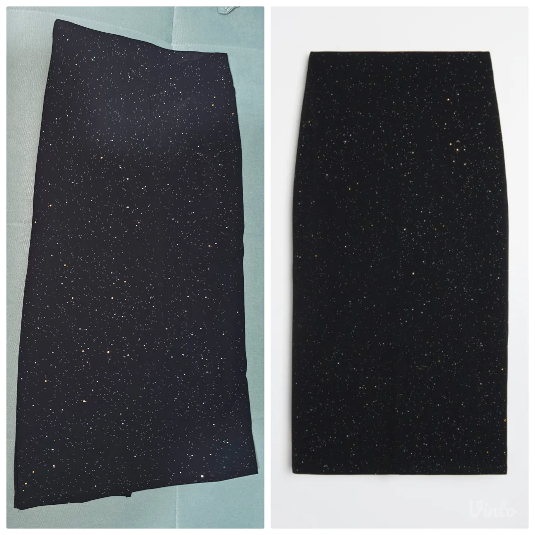 Sinsay sparkly midi suknja nova