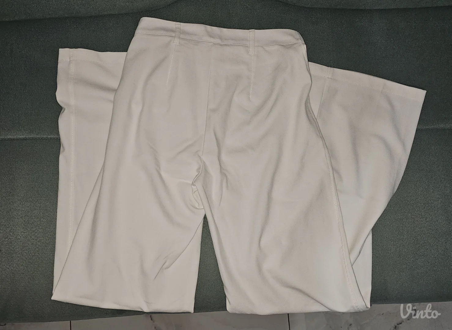 Bershka wide leg bele pantalone