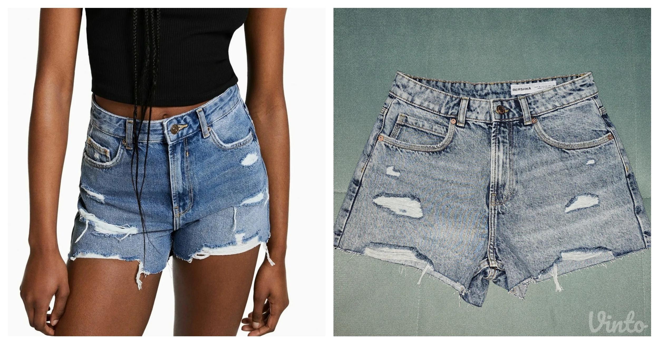 Bershka high waist nov šorts