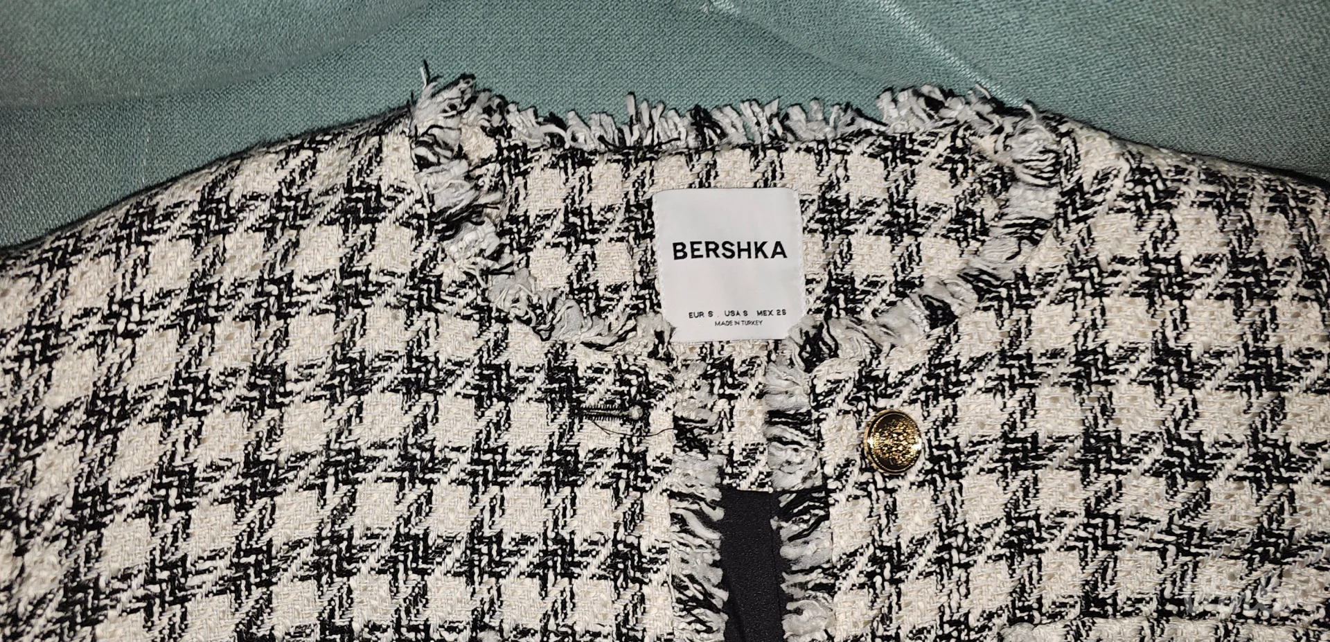 Bershka tweed crop sako / jaknica
