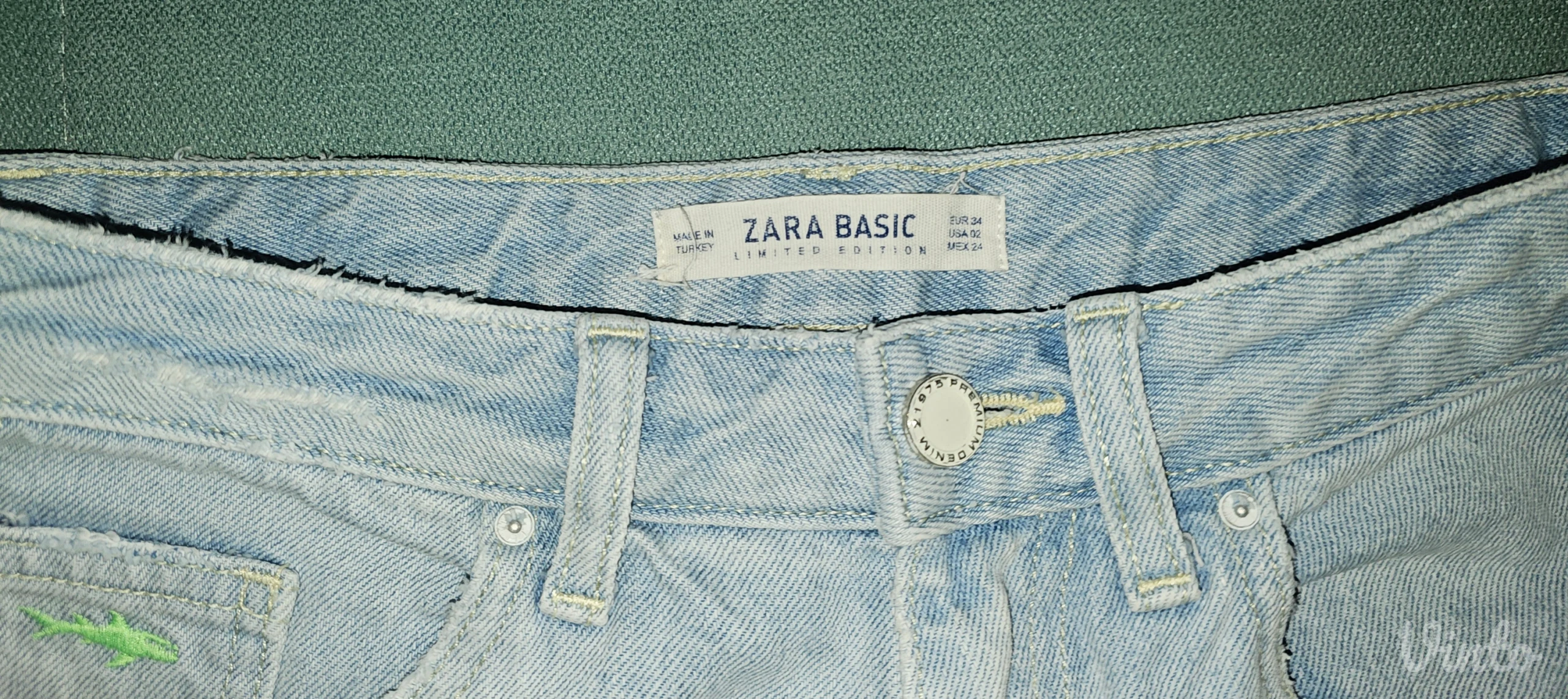 Zara high waist teksas šorts