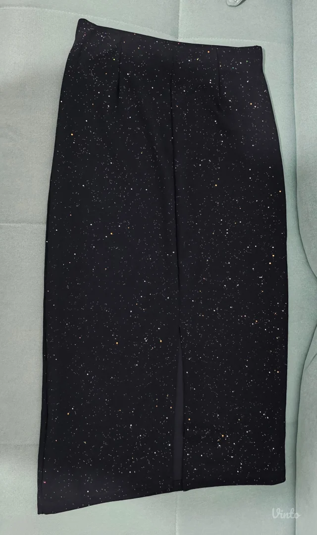 Sinsay sparkly midi suknja nova