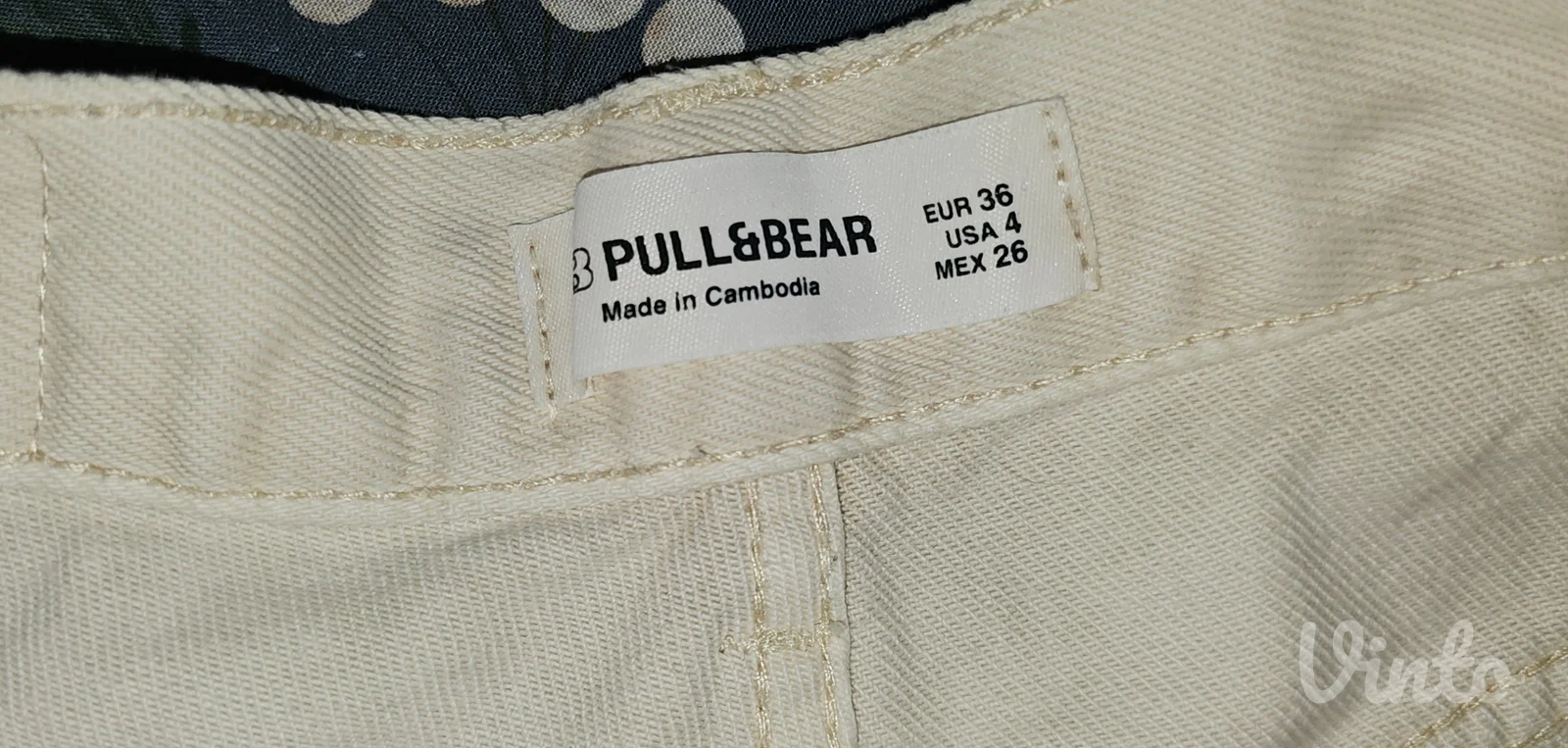 Pull&bear mom bež šorts