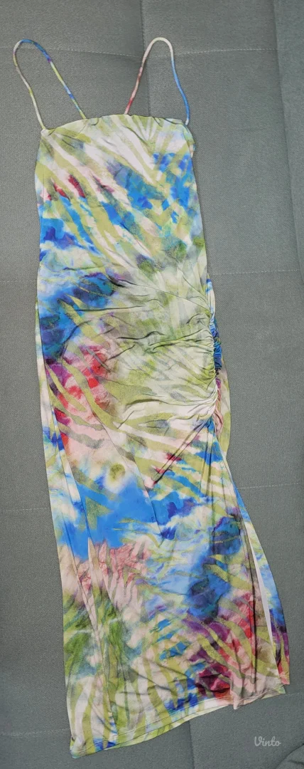 Bershka šarena midi haljina