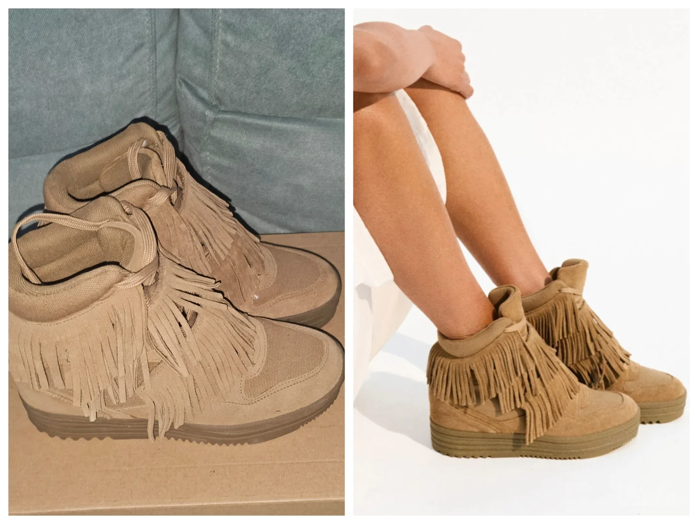 Bershka kožne patike sa skrivenom petom