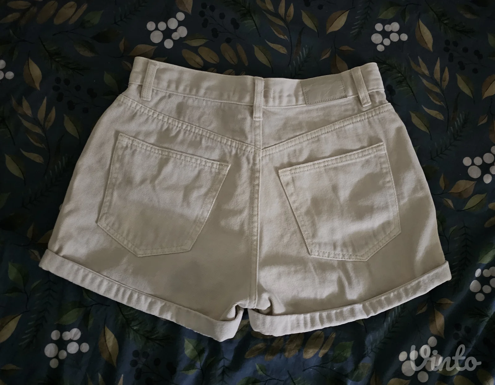Pull&bear mom bež šorts