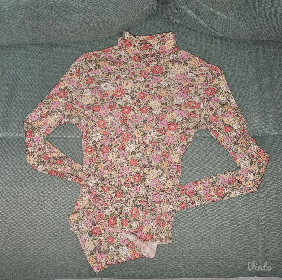 H&M floral rol body XS / S