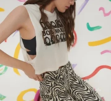 Lot Sinsay i Bershka crop majice