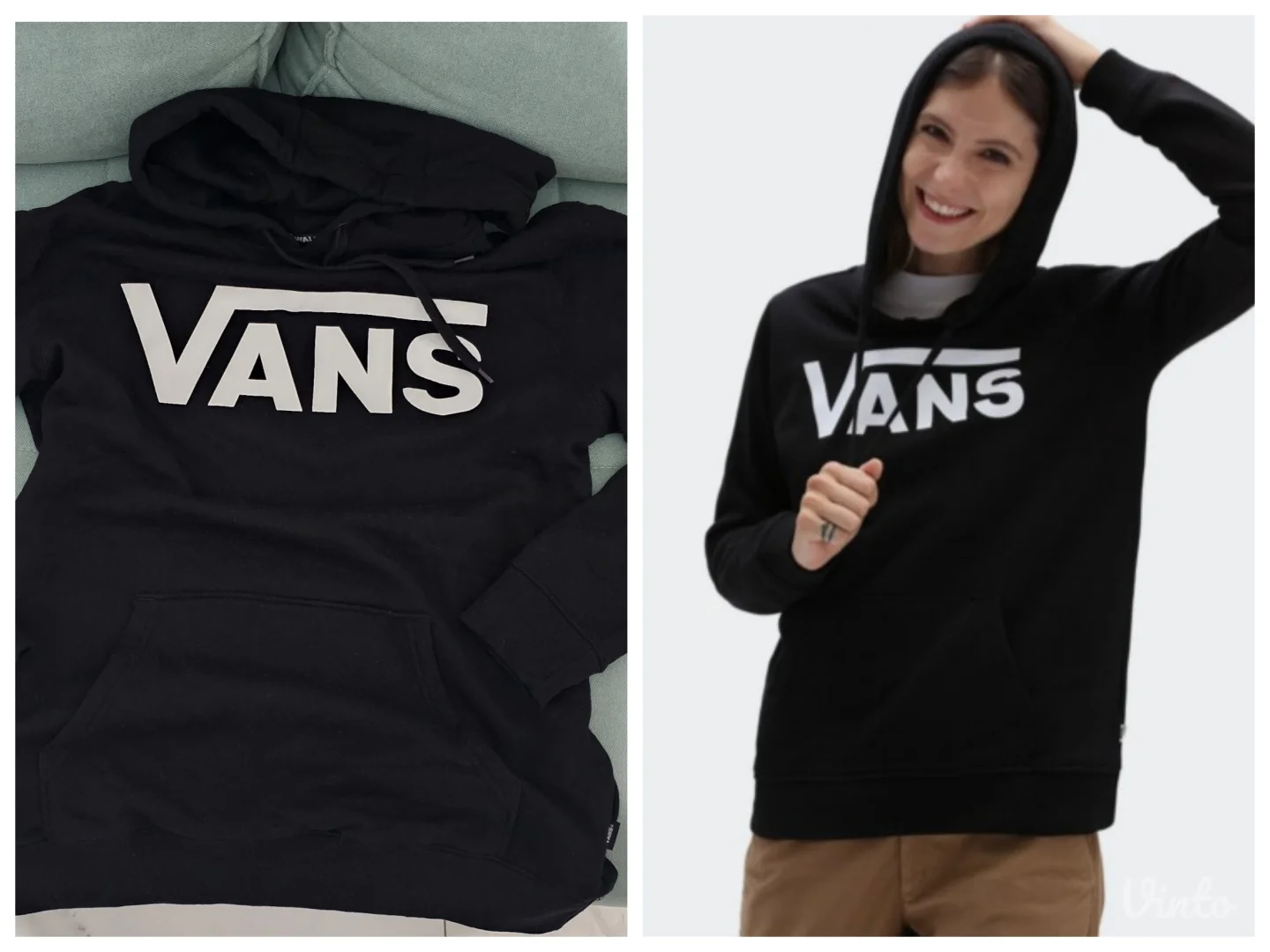 Vans crni duks