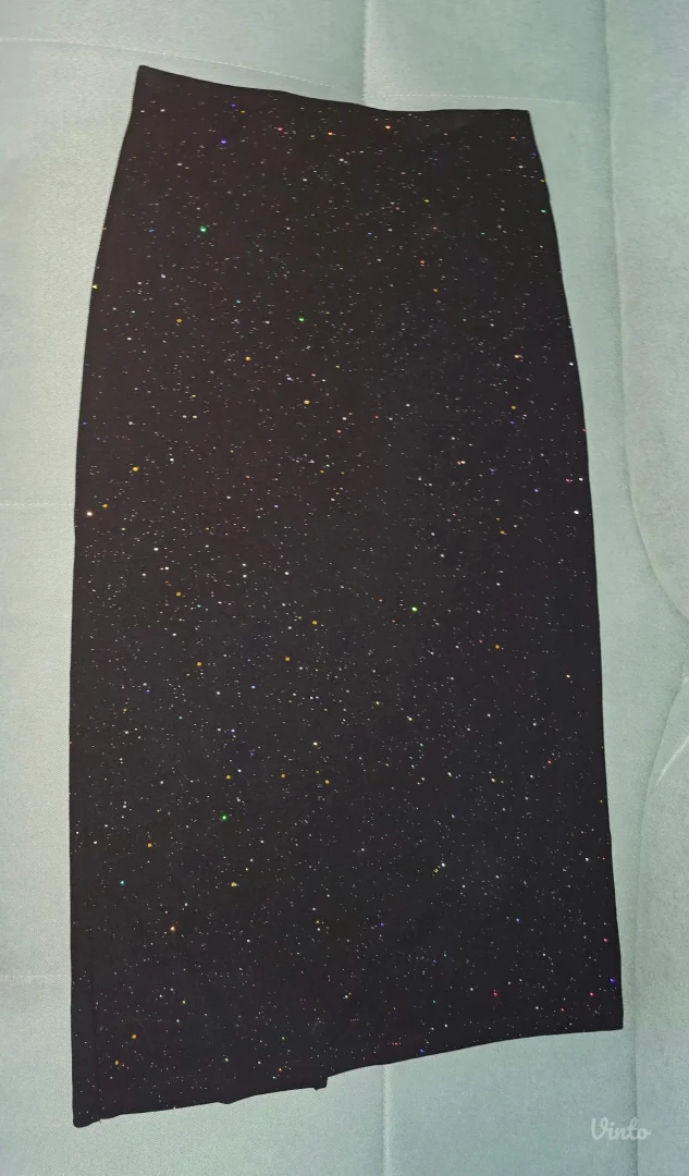 Sinsay sparkly midi suknja nova