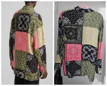 Bershka oversize viskozna košulja