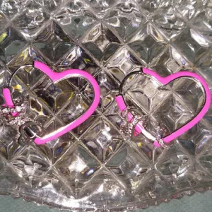 Barbie roze srebrne alke S925 novo