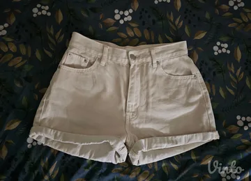 Pull&bear mom bež šorts