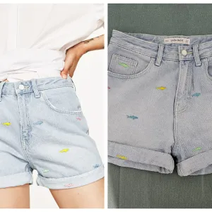 Zara high waist teksas šorts