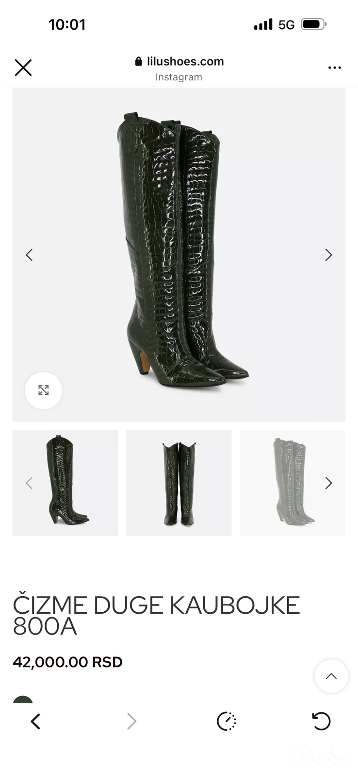 Kozme cizme brenda Lilushoes