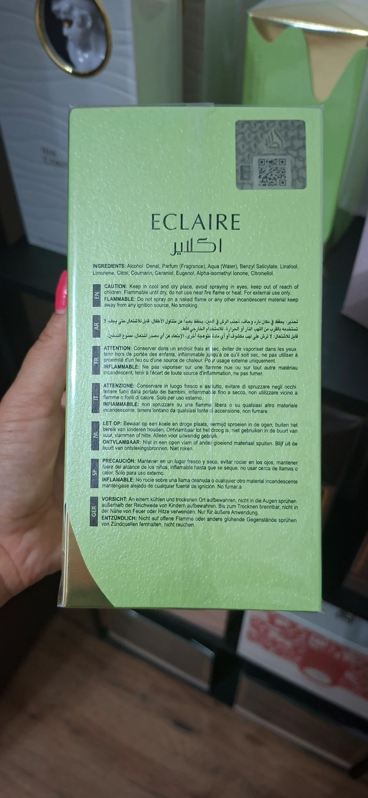 Lattafa ECLAIRE PISTACHE EDP 100ml (Pistaci)