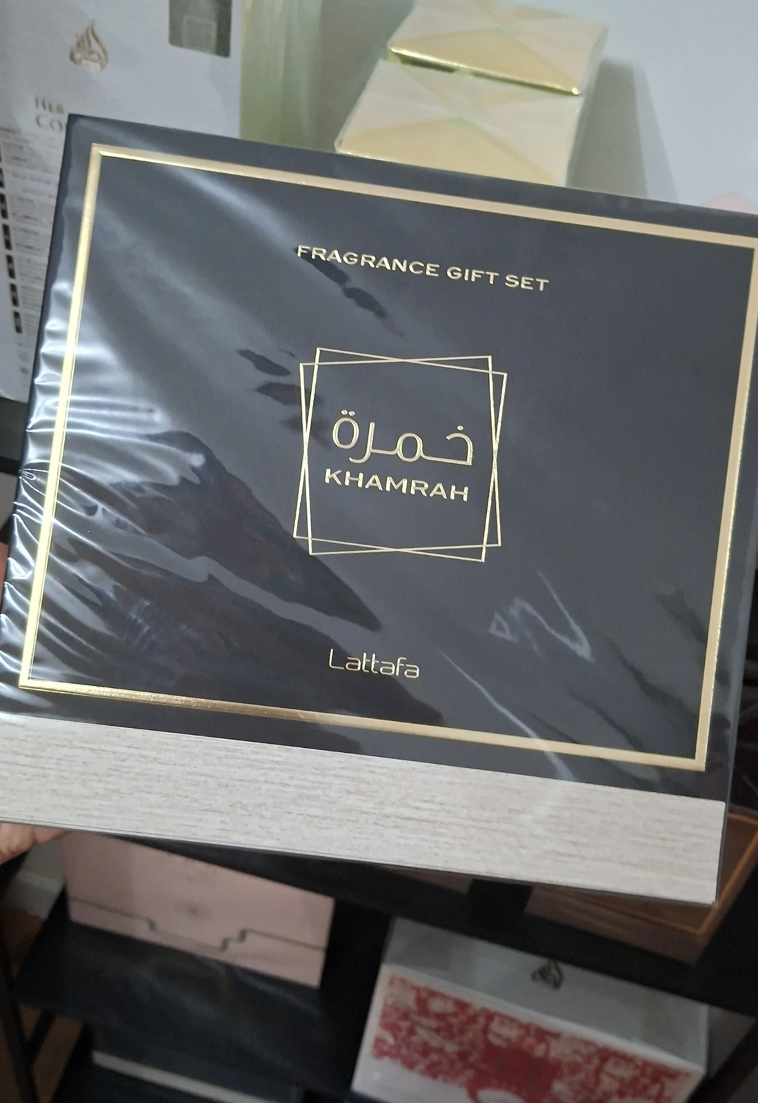 Lattafa KHAMRAH Luksuzni Parfemski Set (3 u 1) - ORIGINAL