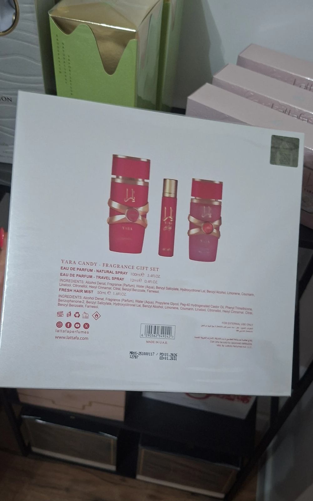Lattafa Yara Candy Fragrance Gift Set