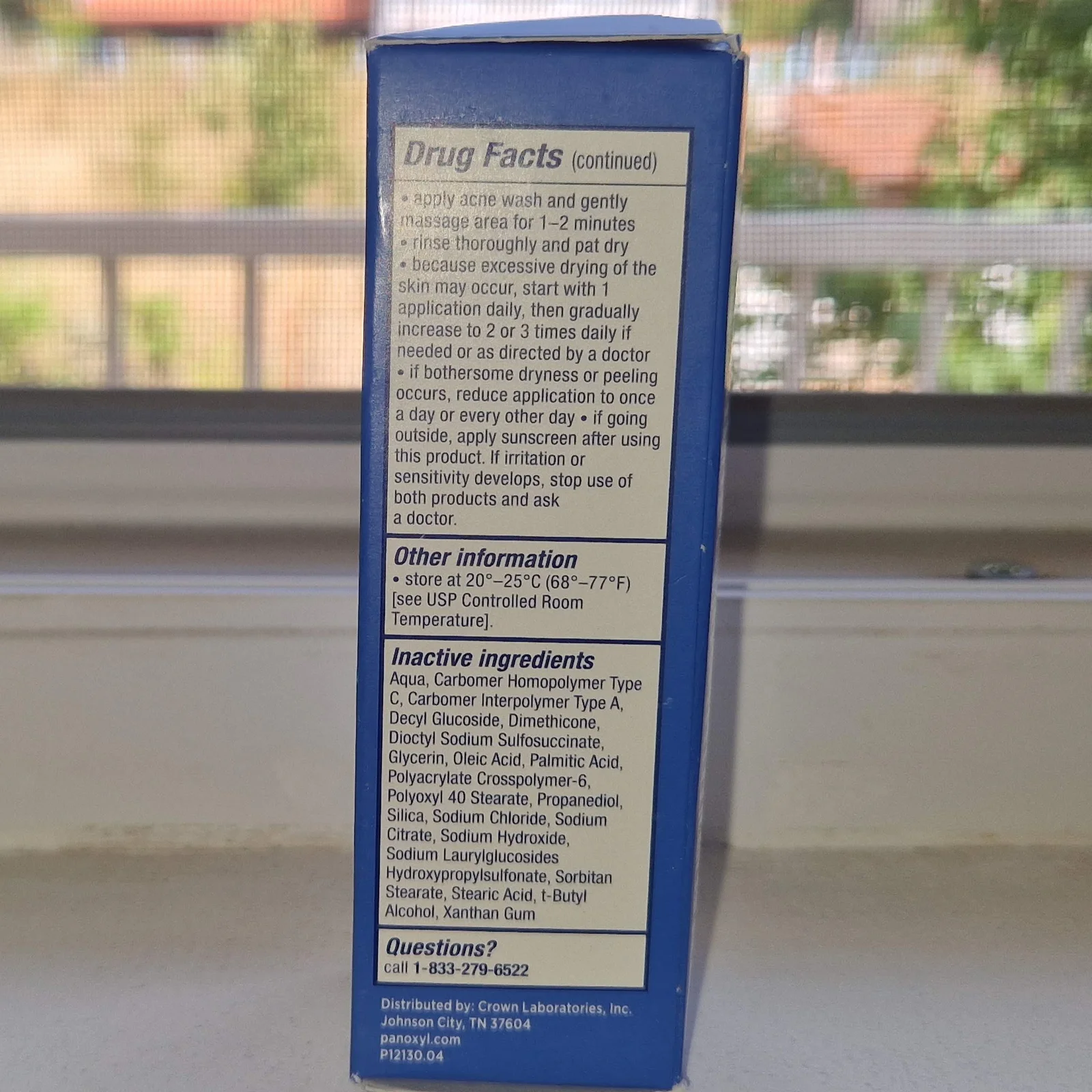 PanOxyl pena za pranje lica i tela protiv akni 10% (28g)