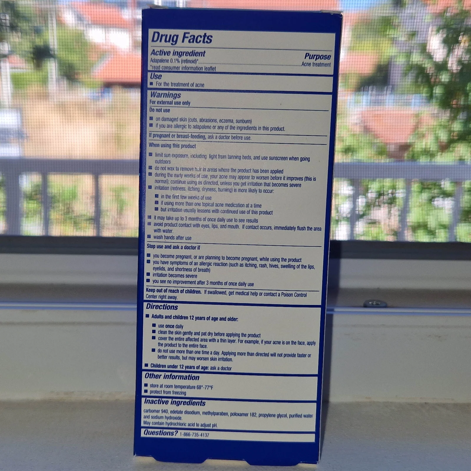Differin gel 0.1% Adapalen retinoid protiv akni 15g
