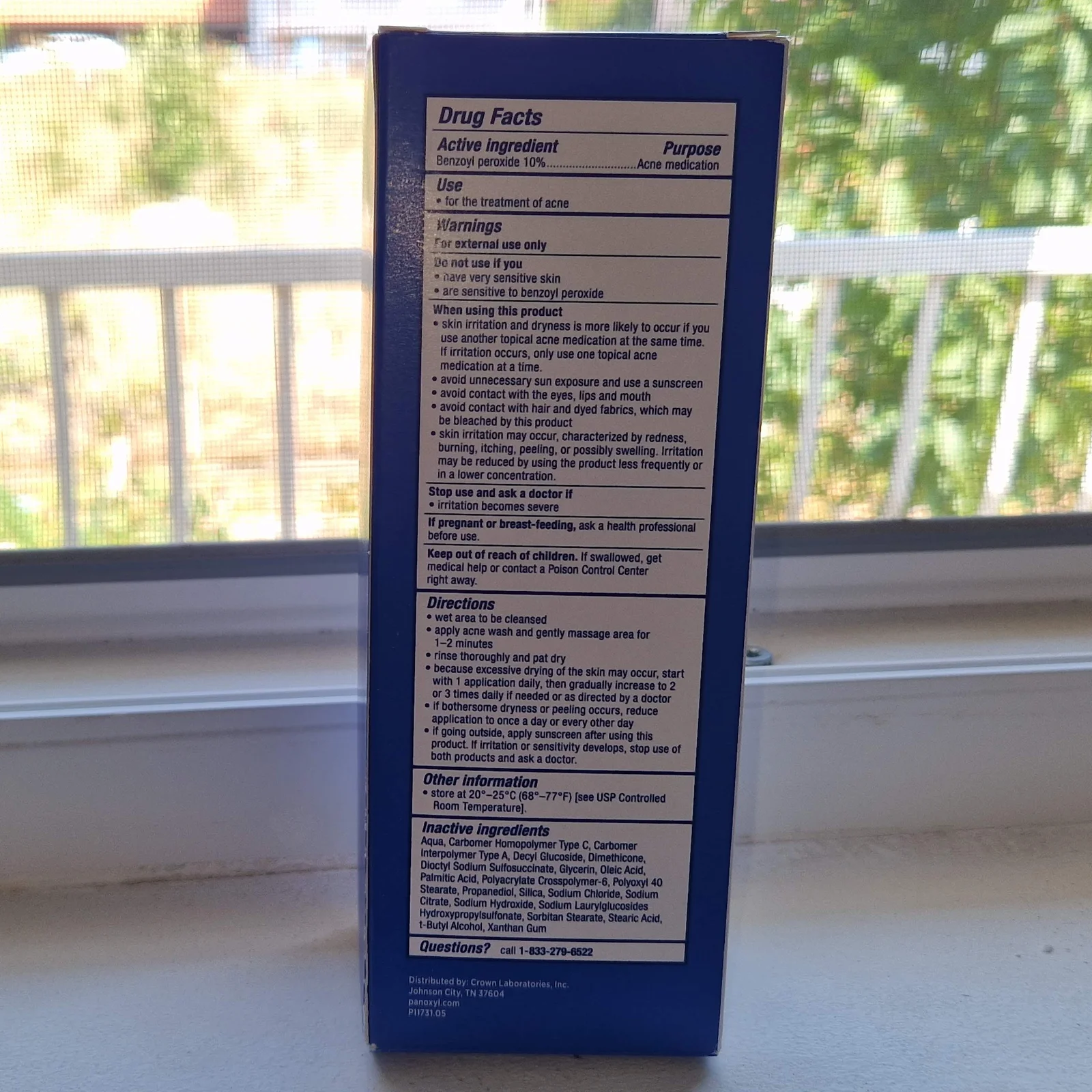 PanOxyl pena za pranje lica i tela protiv akni 10% (156g)