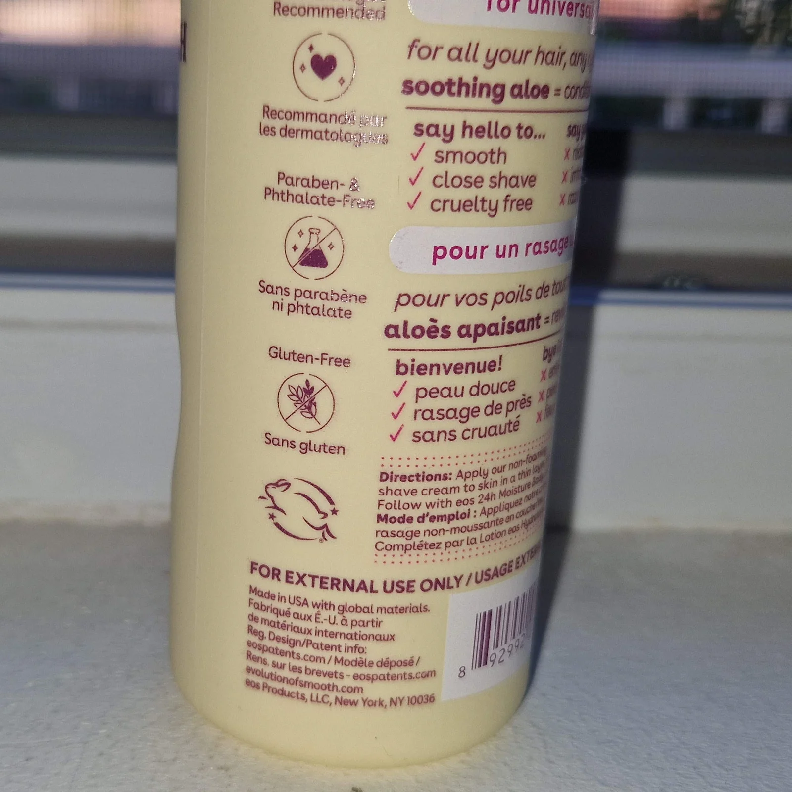 EOS Shea Better krema za brijanje Vanilla Bliss (207ml)